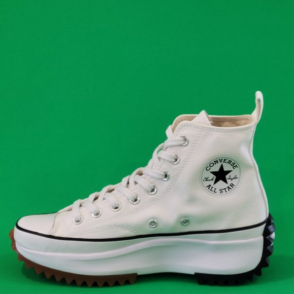 Converse Run Star Hike High White Black Gum Unisex Platform Sneakers 166799C NWT - Picture 3 of 6